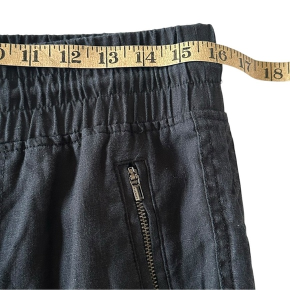 ATHLETA CABO BLACK LINEN JOGGERS SIZE 10 - Picture 11 of 14